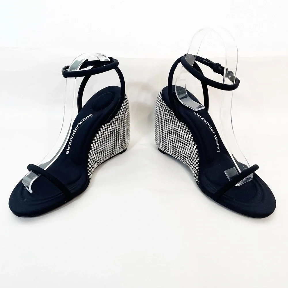 Alexander Wang Crystal Wedge Heels